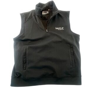 Cutter & Buck Crandon Golf Key‎ Biscayne Black Pullover Vest Mens Medium